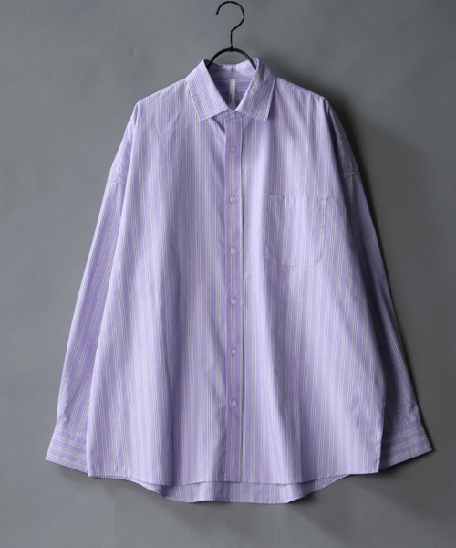 SITRY（シトリー） シャツ Oversize Drop shoulder broadcloth shirt