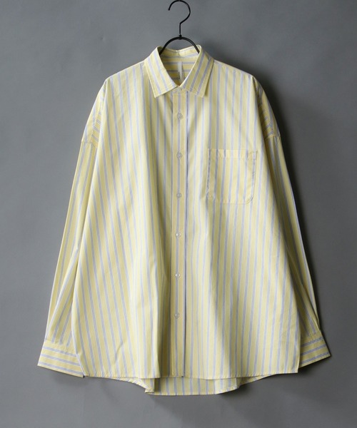 SITRY（シトリー） シャツ Oversize Drop shoulder broadcloth shirt