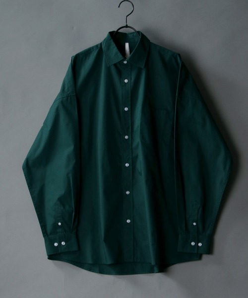 SITRY（シトリー） シャツ Oversize Drop shoulder broadcloth shirt