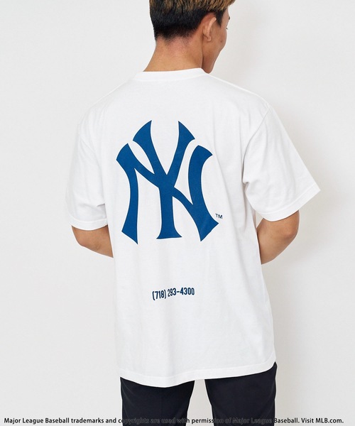 BACK TO THE FIELD tシャツ 「MLB」スタジアムアドレスプリントTシャツ