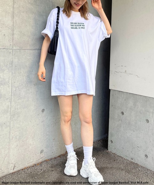 BACK TO THE FIELD tシャツ 「MLB」スタジアムアドレスプリントTシャツ