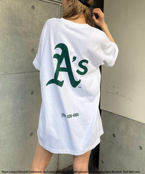 BACK TO THE FIELD tシャツ 「MLB」スタジアムアドレスプリントTシャツ
