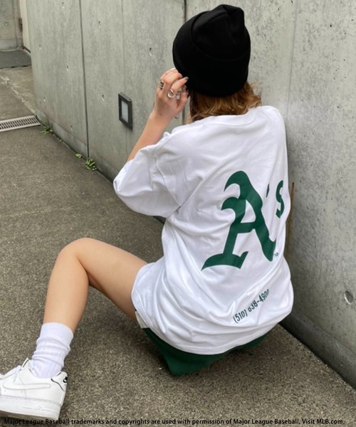 BACK TO THE FIELD tシャツ 「MLB」スタジアムアドレスプリントTシャツ