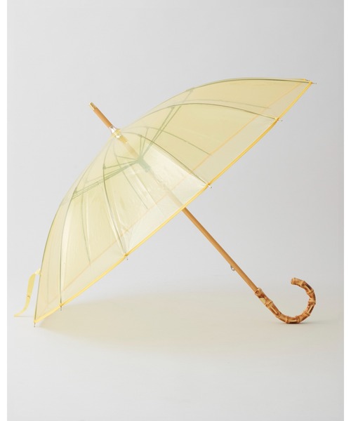 Traditional Weatherwear 傘 CLEAR UMBRELLA BAMBOO レディース