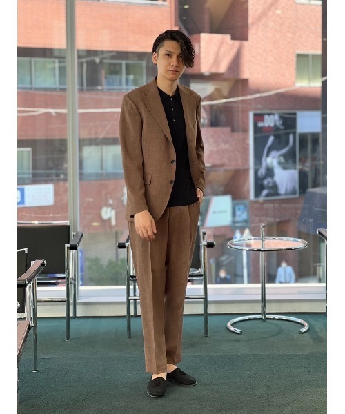 チャビーギャング セットアップスーツ レッド ゴールドネクタイ 2点セット SUIT SELECT セットアップ 「RBC」「春夏」3釦段返りスーツ 2