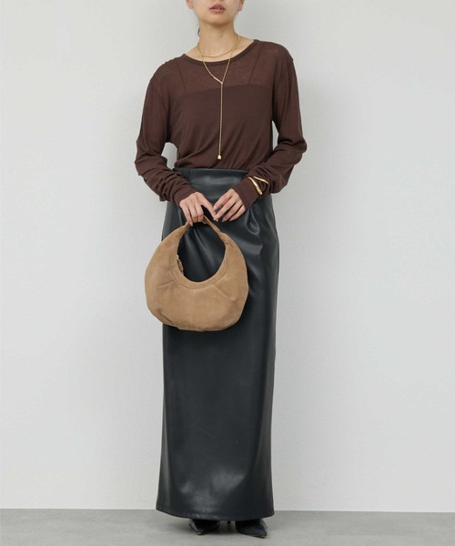 新品　 【La nature】シアーロングスリーブTシャツ GALLARDAGALANTE｜【La nature linge】NEWロングスリーブTシャツ