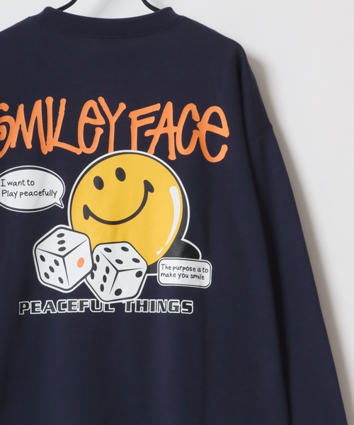 SMILEY FACE トレーナー スウェット FACE/スマイリーフェイス