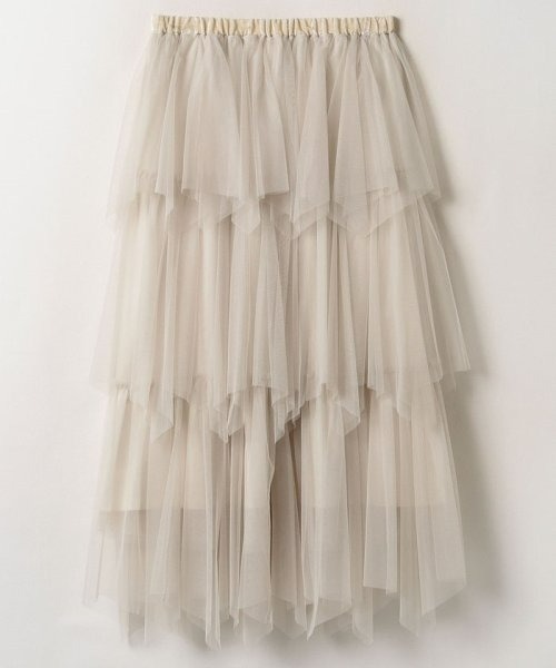 allureville（アルアバイル） スカート ソフトチュールティアード