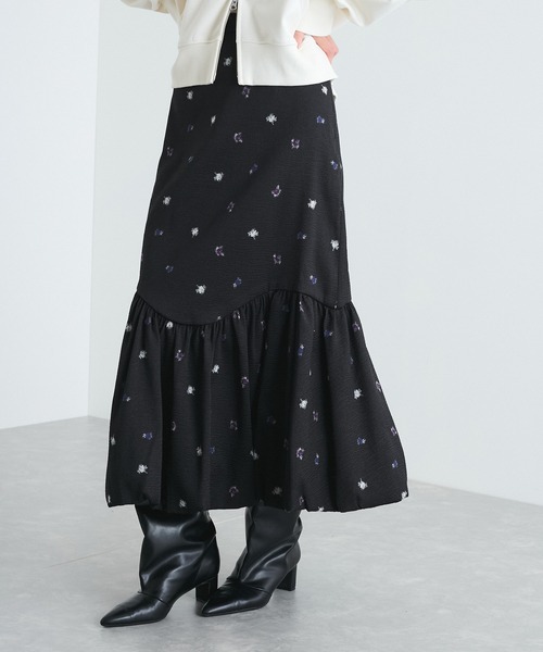 VIS（ビス） スカート 小花柄バルーンスカート : ZOZOTOWN Yahoo!店