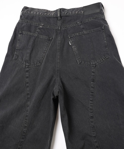 JieDa（ジエダ） ワイドパンツ ジーンズ SWITCHING OVER DENIM メンズ