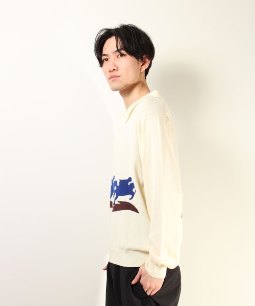 ニット セーター Common Noun/SPORTS NOI ニットポロ レディース メンズ ニット セーター Common Noun/SPORTS NOI ニットポロ レディース
