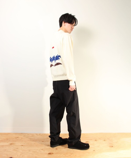 ニット セーター Common Noun/SPORTS NOI ニットポロ レディース メンズ ニット セーター Common Noun/SPORTS NOI ニットポロ レディース
