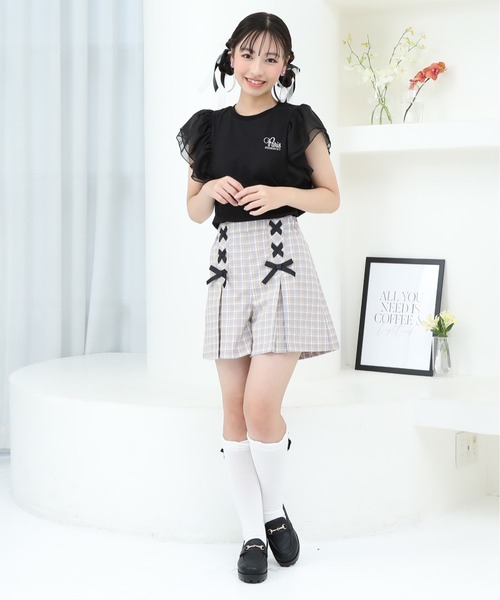 PINKHUNT パンツ ピンクハント レースアップ キュロット