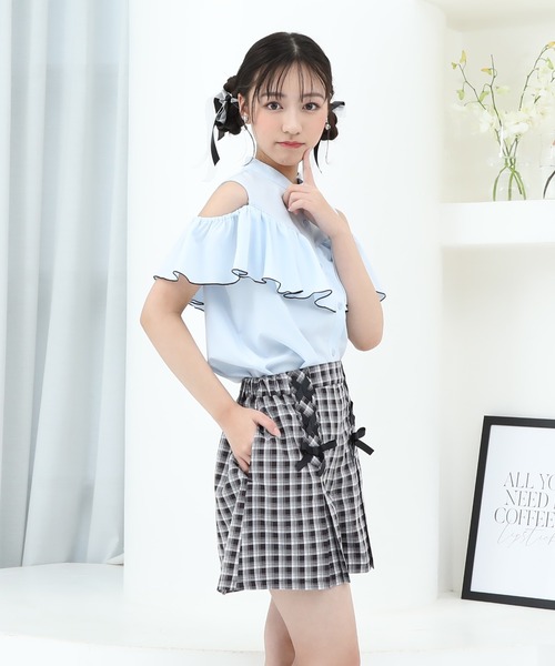 PINKHUNT パンツ ピンクハント レースアップ キュロット