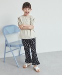 tシャツ 肩開きデザイン リボンTシャツ キッ...の詳細画像5