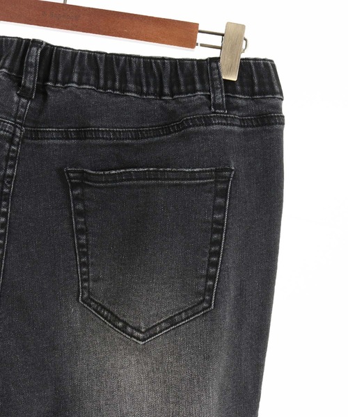 CAMBIO（カンビオ） ジーンズ mp12547-Distressed Denim Jodhpurs