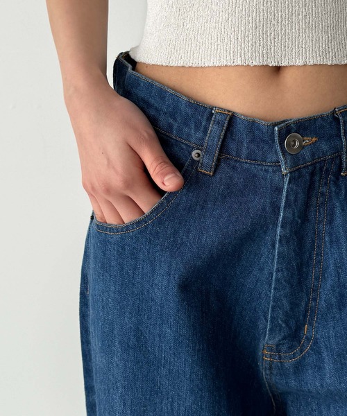 CANAL JEAN ジーンズ デニム デニムパンツ ハイウエストワイド