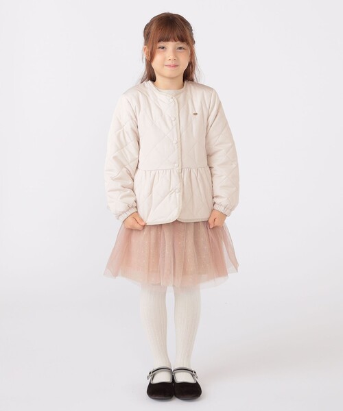 SHIPS コート アウター KIDS:100〜130cm /「撥水/洗濯機可能」キルト 