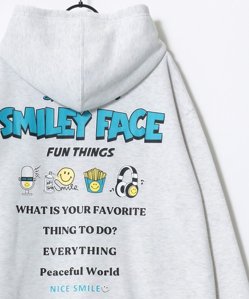 SMILEY FACE（スマイリーフェイス） パーカー レディース メンズ