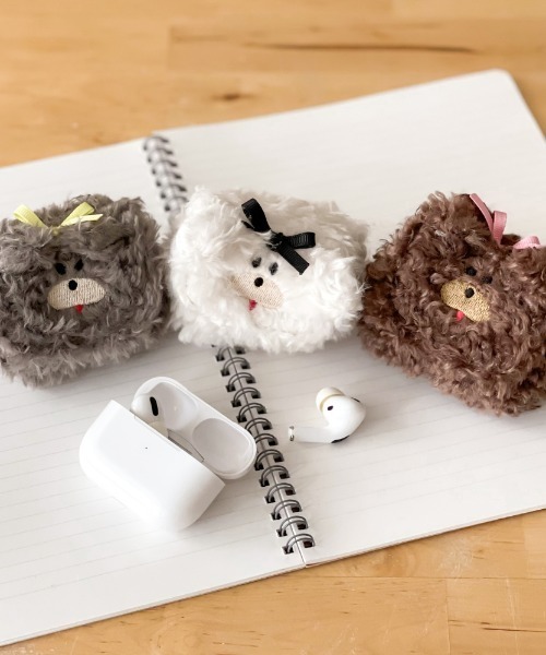 flapper_bags イヤホン ヘッドホン おしゃれな犬AirPodsProケース