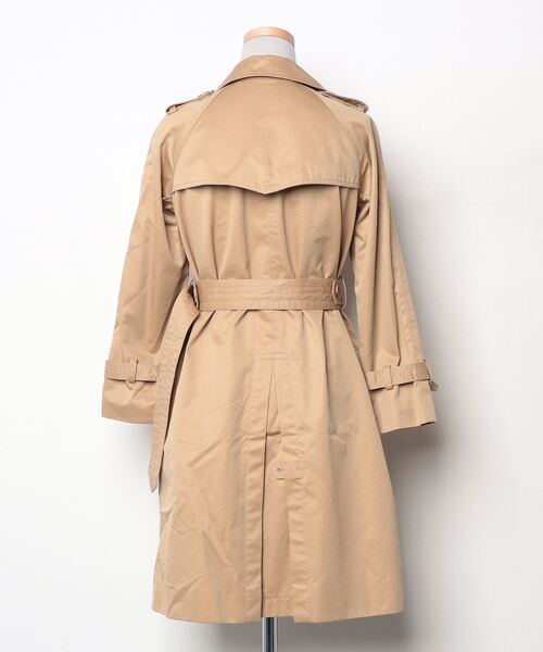 【Awesome】Ebure リネントレンチ　流しトレンチ　ベージュ　36 Awesome】Ebure リネントレンチ 流しトレンチ ベージュ 36 Awesome