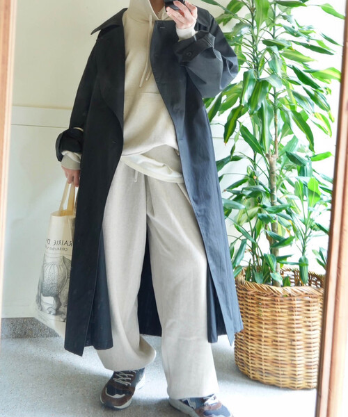 アウター 「HTS 」COTTON/NYLON DOUBLE OVER COAT レディース 