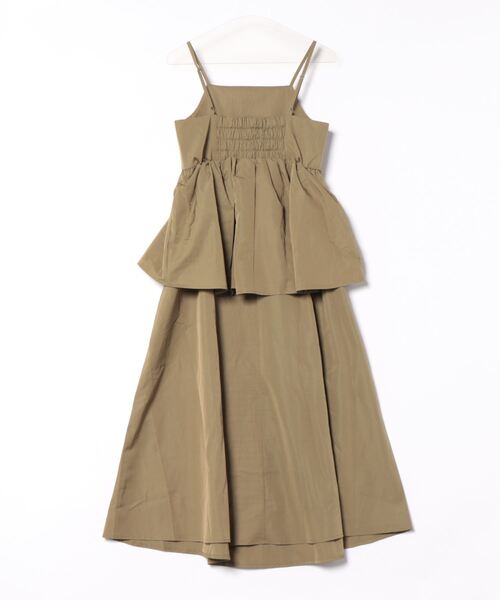 STYLEBLOCK ワンピース TNタフタレイヤードキャミソール