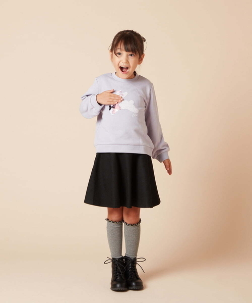 女の子140/150size  まとめ売り35点 a.v.v トレーナー 「140-150」アソートロゴ裏毛トレーナー