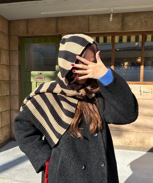 StyleSea マフラー ストール フードマフラーバラクラバ レディース