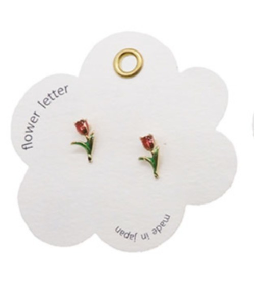 【 BTS V ソンミンス ネックレス 】　マルタ　ボンボヤージュ　ピアス　花 Zoule ピアス ゾーラ：FLOWER LETTER SERIES flower letter2 花