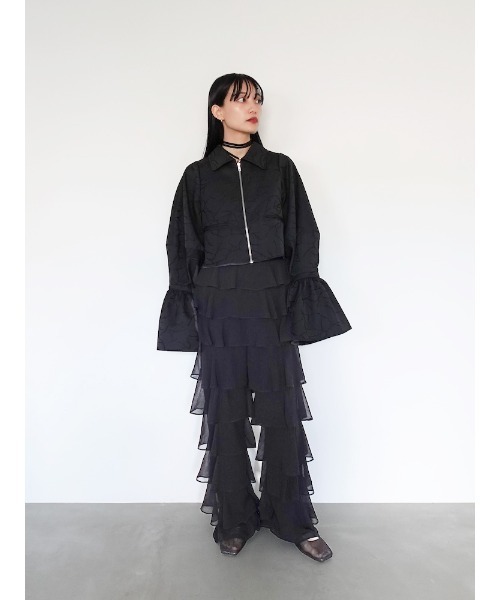 Sahara / フリルティアードパンツ Tiered Pants/ティアードパンツ（その他パンツ）｜sahara