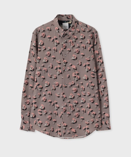 Paul Smith アートプリントシャツ L Paul Smith(ポールスミス) ブックブラー プリントシャツ総柄