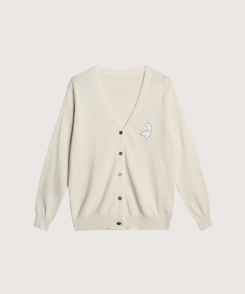 カーディガン Yawame × LA POMME petit Cheerful Cardigan レディース