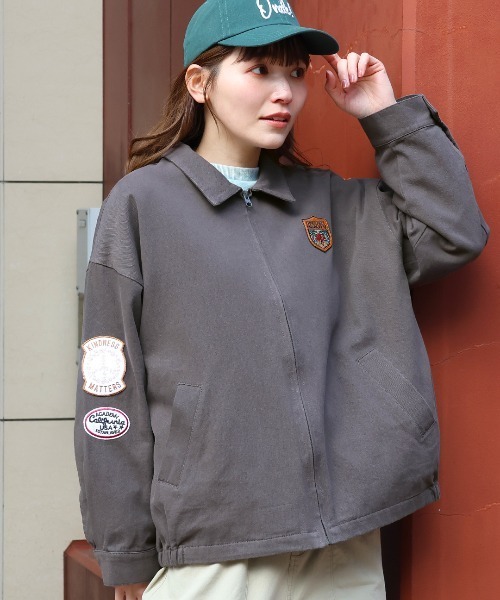 チチカカ（TITICACA） ミリタリージャケット モッズコート コラージュ