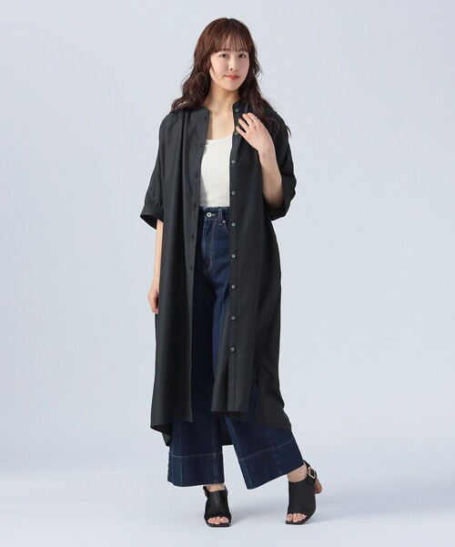 BEAMS HEART ワンピース 「3色展開」バックギャザー ビッグ