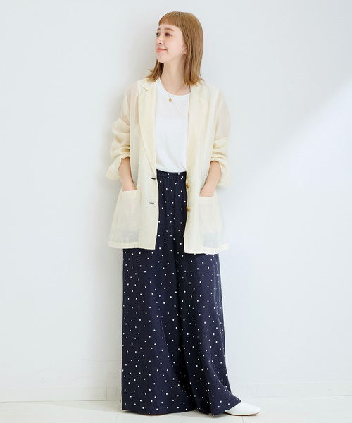 B.C STOCK ジャケット テーラードジャケット シアーリネン