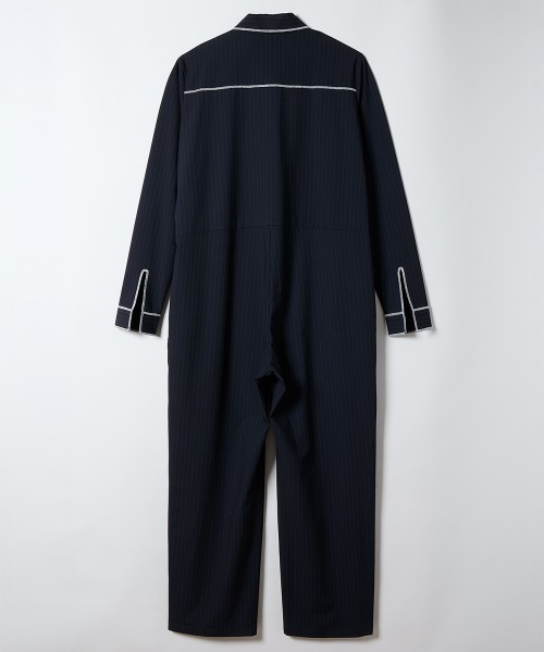 soduk　circle pocket サークルポケット　ジャンプスーツ　黒 オールインワン 「soduk」circle pocket jumpsuit レディース
