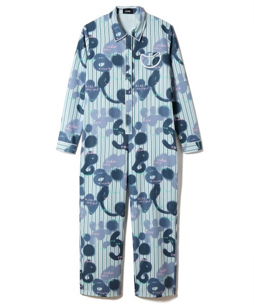 オールインワン 「soduk」circle pocket jumpsuit レディース