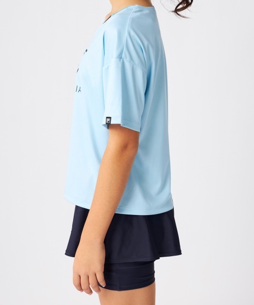 FILA（フィラ） 水着 Tシャツ付きスクール水着 (パンツ一体型) キッズ