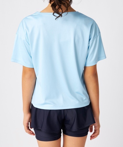 FILA（フィラ） 水着 Tシャツ付きスクール水着 (パンツ一体型) キッズ