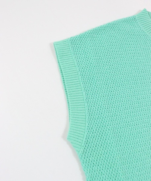 STUDIO PICONE（スタジオピッコーネ） ベスト ジレ 透かし編み刺繍