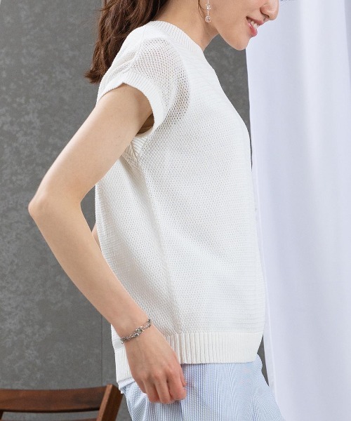 STUDIO PICONE（スタジオピッコーネ） ベスト ジレ 透かし編み刺繍