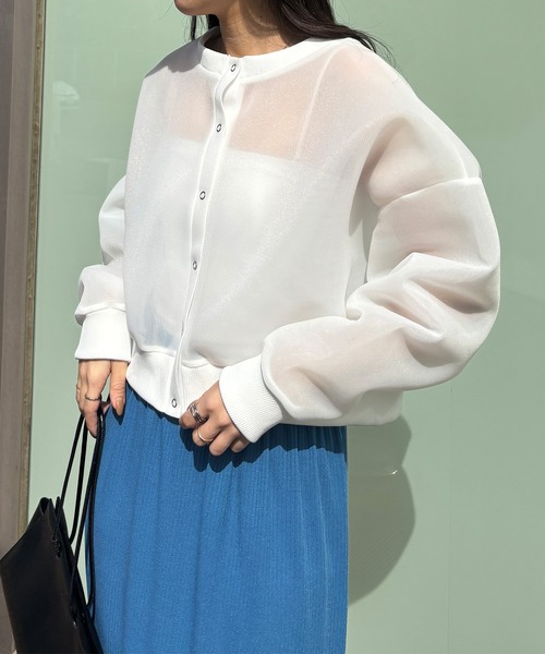 ISOOK カーディガン I-SOOK カーディガン 「ISOOK / アイスー」シアーダンボール2way