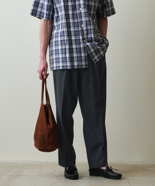 Steven Alan スラックス L 黒 Steven Alan（スティーブンアラン）の「＜Steven Alan＞ NYLN/OX