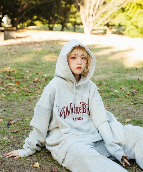 WudgeBoy 「WudgeBoy」 プルオーバーパーカー LARGE 杢グレー