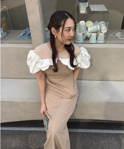 ANDRESD ドレス リボンマシュマロドレス / ribbon mashmallow dress