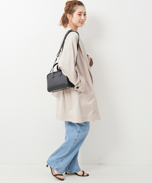 Spick＆Span 「Spick & Span」 ノーカラーコート 36 ブラック