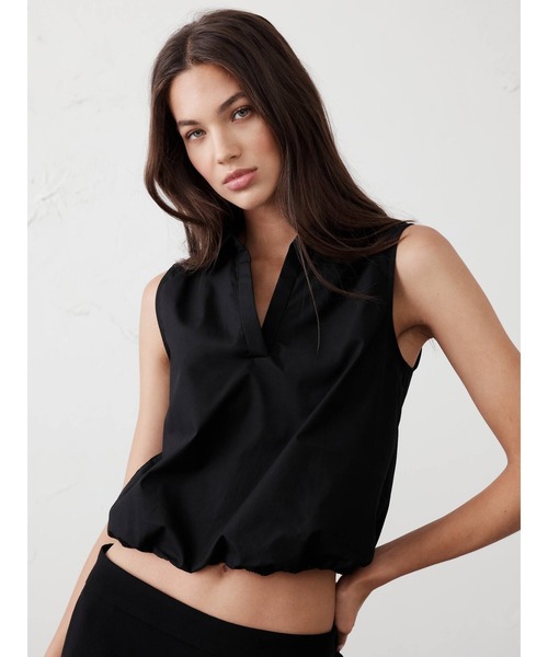 ブラウス シャツ BANANA REPUBLIC FACTORY STORE　　ポプリン カラー トップス レディース