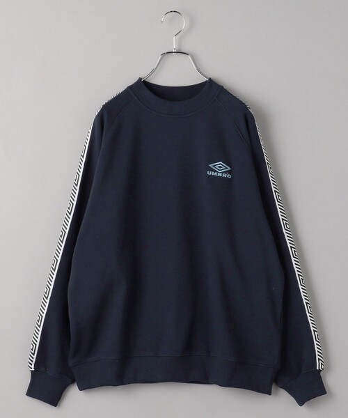 「FREAK'S STORE」 スウェットカットソー「UMBROコラボ」 フリ- ネイビー レディース