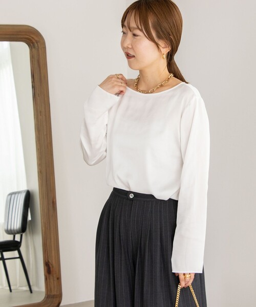 「NOLLEY'S」 長袖ブラウス 38 ベージュ レディース NOLLEY'S 「NOLLEY'S」 長袖ブラウス 38 ベージュ レディース